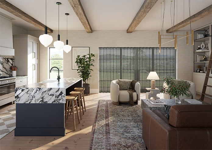 Tucson Voile, Zinc - Made to Measure Curtains - Image 16